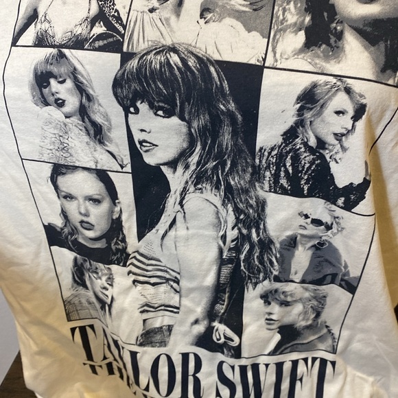 BRAND NEW Official Taylor Swift Original The Eras Tour Beige Concert T-Shirt - Picture 3 of 6